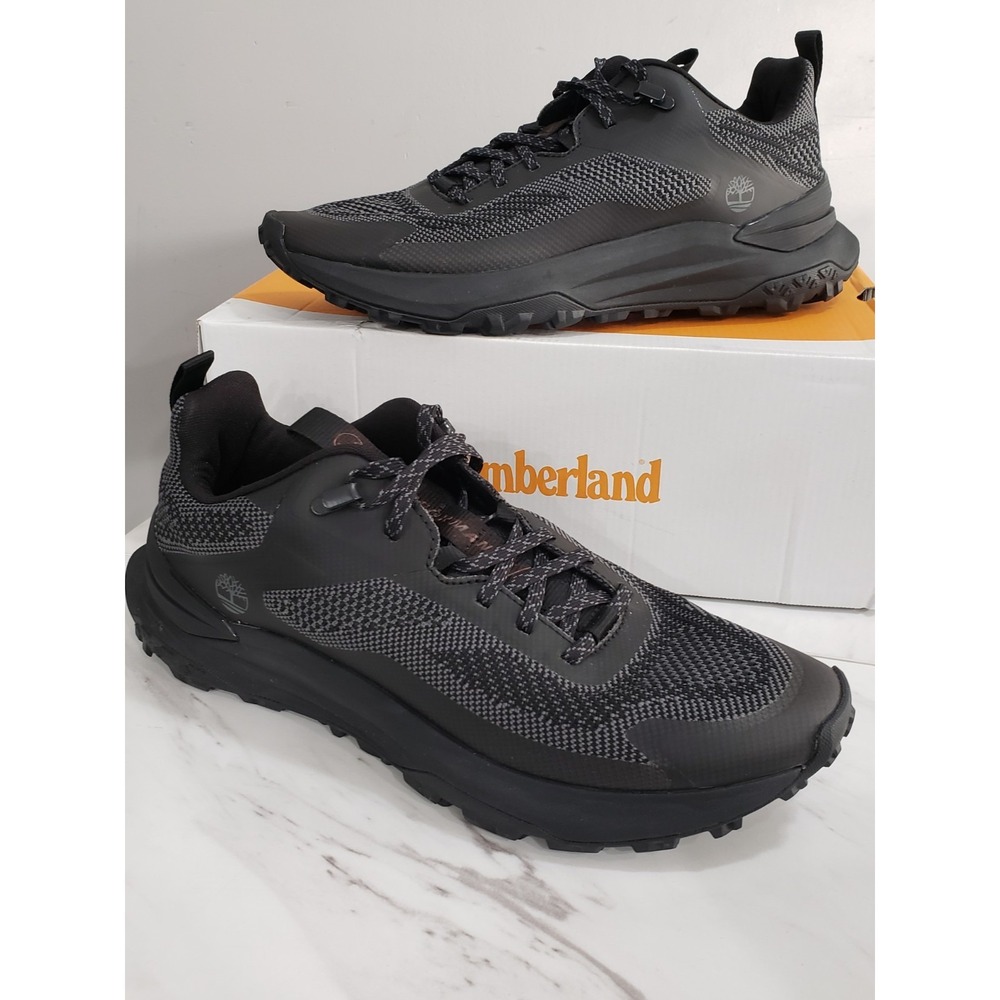 Size 11 Timberland Men's Motion Access Low Lace Sneaker Blackout  Knit A6DJK-ENQ